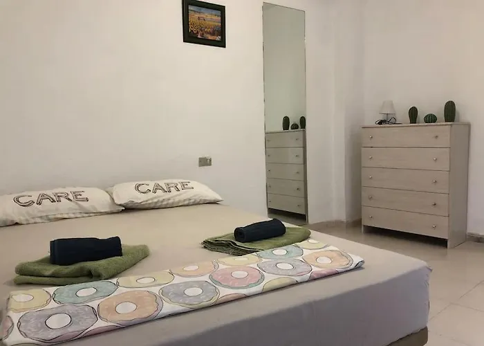 Quiet With Terrasa 5 Min Playa Cristianos アパート *